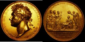 Coronation of George IV 1821 35mm diameter in gold by B.Pistrucci Eimer 1146a Obverse Bust left Laureate GEORGIUS IIII D.G. BRITANNIARUM REX F.D. Reve...