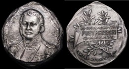 Juan Martin de Pueyrredon 1776-1850 Commander of the Hussars during the British Invasion of Buenos Aries 1806, Teatro Ateneo 1910, approximately 30mm ...