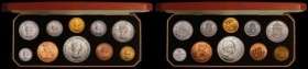 Currency Set 1965 (10 coins) comprising Sovereign, Crown, Halfcrown, Florin, English Shilling, Scottish Shilling, Sixpence, Threepence, Penny and Half...