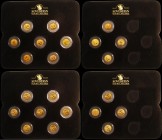 Era of Gold - Age of Empire, Sovereigns an 11-coin set comprising Sovereigns 1880 George and the Dragon, WW complete on truncation, Horse with short t...