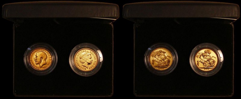 First World War Centenary Sovereigns a 2-coin set comprising Sovereigns (2) 1914...