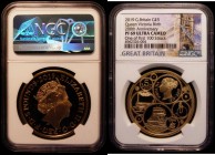 Five Pound Crown 2019 200th Anniversary of the Birth of Queen Victoria, the reverse an intricate and well-executed design showing portrait of Queen Vi...