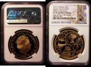 Five Pound Crown 2019 200th Anniversary of the Birth of Queen Victoria, the reverse an intricate and well-executed design showing portrait of Queen Vi...