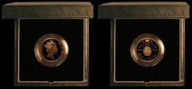 Two Pounds 1994 Bank of England Tercentenary S.K4A Gold Proof the rare mule with the obverse from the S.SD2 Gold Two Pounds without 'Two Pounds' below...