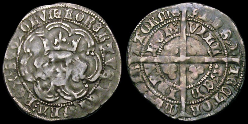 Scotland Groat Robert III Heavy Coinage S.5154, some die clashing obscures part ...