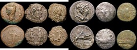 Roman (6) Antoninianus Tetricus II Reverse: Sacrificial implements, Cunetion 2590, RIC 255var, portrait VF on an irregular flan with ragged edge. Clau...
