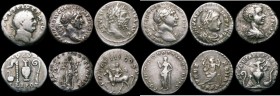 Roman (6) Siliqua Valens (364-378AD) , Trier Mint Obverse: Bust right, diademed, draped and cuirassed, Reverse : Roma seated left holding Victory and ...