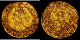 Gold Crown Charles I Fourth Bust, group D S.2715 mintmark Crown Good Fine