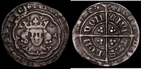 Groat Edward III Post-Treaty period (1369-1377) Pellet chain-mail below bust S.1638 GF Rare