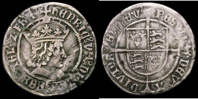 Groat Henry VII Profile issue - Tentative issue S.2254, North 1743, mintmark Non...