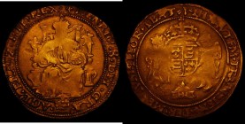 Half Sovereign Edward VI, coinage in the name of Henry VIII, Tower Mint, S.2391, North 1865 mintmark Lis/Arrow, 5.39 grammes, approaching Fine with du...