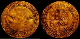 Laurel James I Third Coinage, Fourth Bust with very small ties, S.2638B, North 2114 mintmark Trefoil, 8.70 grammes, approaching Fine/Fine with a flan ...