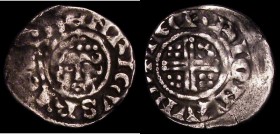 Penny Henry III Short Cross, Class 7 London Mint, moneyer TERRI, S.1356 Fine, this moneyer only known for London Mint