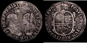 Shilling Philip and Mary 1554 full titles with mark of value S.2500 approaching Fine, the obverse with many scratches, the profiles practically comple...