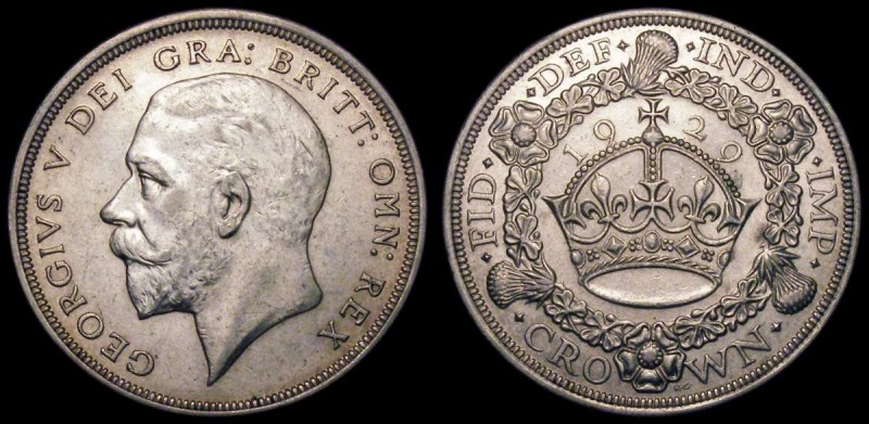 Crown 1929 ESC 369, Bull 3636 VF with some contact marks