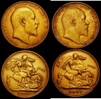 Sovereign 1907 Marsh 179 Fine/Good Fine, Half Sovereign 1903 Marsh 506 Good Fine