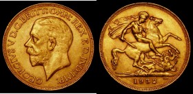 Sovereign 1932SA Marsh 296 GEF with some edge nicks, comes with Royal Mint 'Certified and Authenticated' ticket