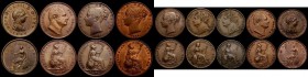 Farthings in LCGS holders (9) 1806 First Portrait Peck 1396 A/UNC, graded LCGS 75. 1806 Second Portrait Peck 1397, UNC or near so, graded LCGS 78, Ex-...