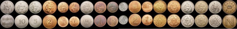 Royal Mint Trial pieces (18) a fascinating group contains pieces from many of th...