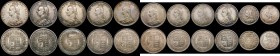 Victoria 1887 Jubilee Head coinage (11) Halfcrowns 1887 EF (3), Shillings 1887 (3) GVF (2) and NEF, Sixpences 1887 Withdrawn type (3) VF, GVF and A/UN...