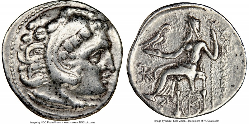 MACEDONIAN KINGDOM. Alexander III the Great (336-323 BC). AR drachm (18mm, 11h)....