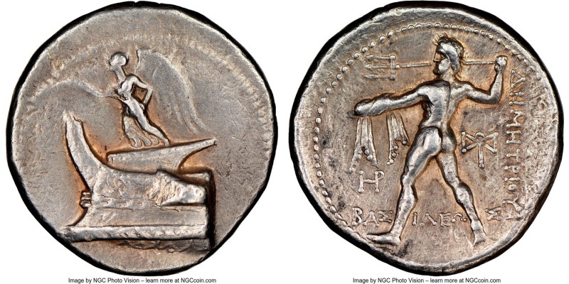 MACEDONIAN KINGDOM. Demetrius I Poliorcetes (306-283 BC). AR tetradrachm (28mm, ...