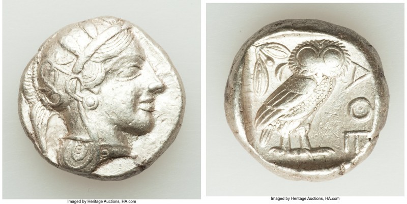 ATTICA. Athens. Ca. 440-404 BC. AR tetradrachm (23mm, 17.15 gm, 11h). Choice VF....