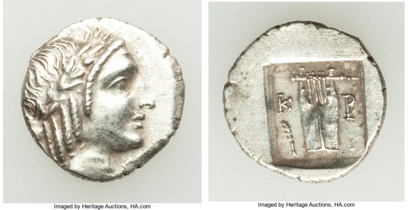 LYCIAN LEAGUE. Cragus. Ca. 48-20 BC. AR hemidrachm (15mm, 1.92 gm, 1h). AU. Seri...
