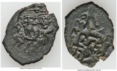 ANCIENT LOTS. Byzantine. Ca. AD 610-641. Lot of two (2) AE folles or 40 nummi. VF. Includes: Heraclius and Heraclius Constantine, Sear 883 // Heracliu...
