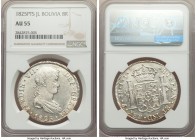 Ferdinand VII 8 Reales 1825 PTS-JL AU55 NGC, Potosi mint, KM84. 

HID09801242017

© 2020 Heritage Auctions | All Rights Reserved