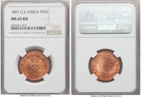 German Colony. Wilhelm II Pesa 1891 MS65 Red NGC, KM1.

HID09801242017

© 2020 Heritage Auctions | All Rights Reserved