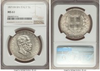 Vittorio Emanuele II 5 Lire 1871 M-BN MS61 NGC, Milan mint, KM8.3.

HID09801242017

© 2020 Heritage Auctions | All Rights Reserved