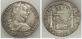 Charles III "El Cazador" Shipwreck 8 Reales 1783 Mo-FF VF (Saltwater Corrosion, Cleaned), Mexico City mint, KM106.2. 39mm. 24.89gm. Shipwreck issue. S...