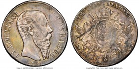 Maximilian Peso 1866-Pi XF45 NGC, San Luis Potosi mint, KM388.2. 

HID09801242017

© 2020 Heritage Auctions | All Rights Reserved