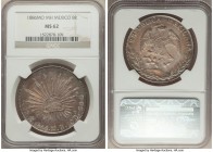 Republic 8 Reales 1886 Mo-MH MS62 NGC, Mexico City mint, KM377.10, DP-Mo71. 

HID09801242017

© 2020 Heritage Auctions | All Rights Reserved