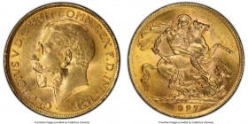 George V gold Sovereign 1927-SA MS63 PCGS, Pretoria mint, KM21, S-4004. AGW 0.2355 oz. 

HID09801242017

© 2020 Heritage Auctions | All Rights Res...