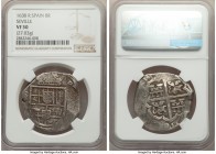 Philip IV Cob 8 Reales 1630 S-R VF30 NGC, Seville mint, KM-80, Cal-603. 27.03gm. 

HID09801242017

© 2020 Heritage Auctions | All Rights Reserved