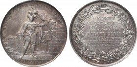 Медаль в память взятия Адрианополя (8 августа 1829 года). In holder NGC MS 62.

 Серебро. Диаметр 38,5 мм. Пруссия, Берлин, 1830 г. Из серии медалей...