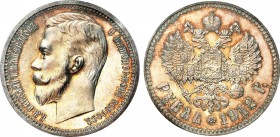1 рубль 1912 года. АГ-(ЭБ). In holder PCGS PR 63.

 Серебро. Уздеников 2188. Биткин 66. Казаков 416(R2). PR 63. 
 
 Великолепный коллекционный экз...