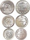 Сборный лот из 3 монет 1923 года . In holders PCGS.

 Серебро. 20 копеек 1923 года. Серебро. ФедоринVI 7П (1500 у.е.). PR 66. 15 копеек 1923 года. С...