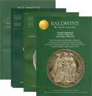 Лот из 4 аукционных каталогов фирмы Baldwin's, Лондон.

 Аукцион #9, 7-8 октября 1996 года. Аукцион #10, 23 апреля 1997 года. Коллекция русских моне...