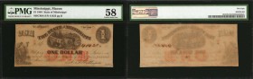 Lot of (2). Macon, Mississippi. State of Mississippi. 1864 $1 & $2. PMG About Uncirculated 55 & Choice About Uncirculated 58.
Included in this lot ar...