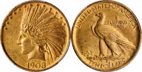 Lot of (2) 1908 Indian Eagles. MS-61 (PCGS).
Included are: No Motto; Motto.
Estimate: $2200.00