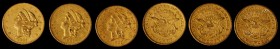 Lot of (3) 1851-O Liberty Head Double Eagles. EF (Uncertified).
All examples are impaired due to cleaning and/or surface damage.
Estimate: $6000.00