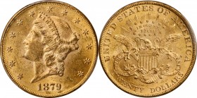 Lot of (2) 1879 Liberty Head Double Eagles. MS-60 (PCGS).
PCGS# 8988. NGC ID: 26B6.
Estimate: $3800.00