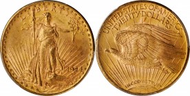 Lot of (3) Certified 1924 Saint-Gaudens Double Eagles. MS-64.
Included are: (2) PCGS; and NGC.
PCGS# 9177. NGC ID: 26G7.
Estimate: $5800.00