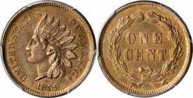 1859 Indian Cent. AU-53 (PCGS).
PCGS# 2052. NGC ID: 227E.
Estimate: $100.00