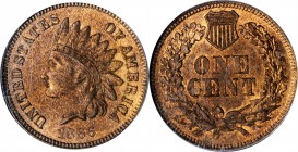 1866 Indian Cent. MS-64 RB (PCGS).
PCGS# 2086. NGC ID: 227P.
Estimate: $725.00