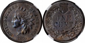 1876 Indian Cent. AU Details--Cleaned (NGC).
PCGS# 2124. NGC ID: 2283.
Estimate: $115.00