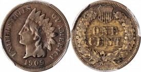 1909-S Indian Cent. Fine-12 (PCGS).
PCGS# 2238. NGC ID: 2298.
Estimate: $250.00